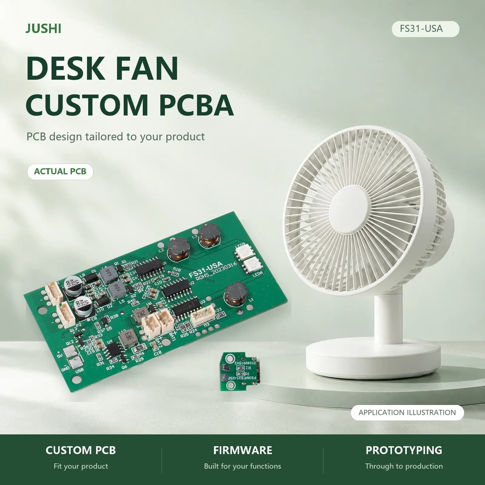 Desk Fan Control Board