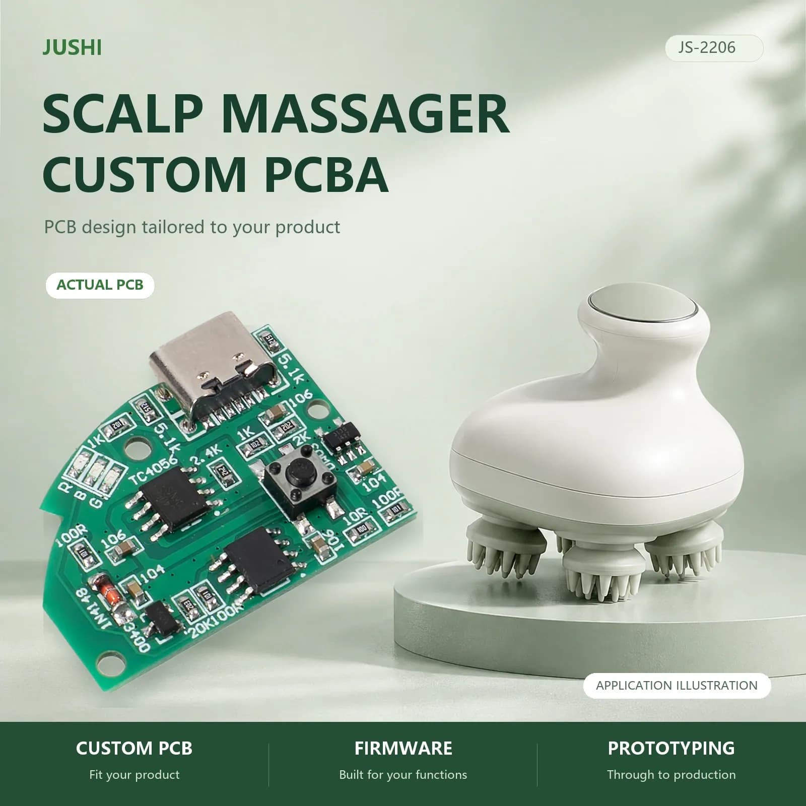 Scalp Massager Control Board
