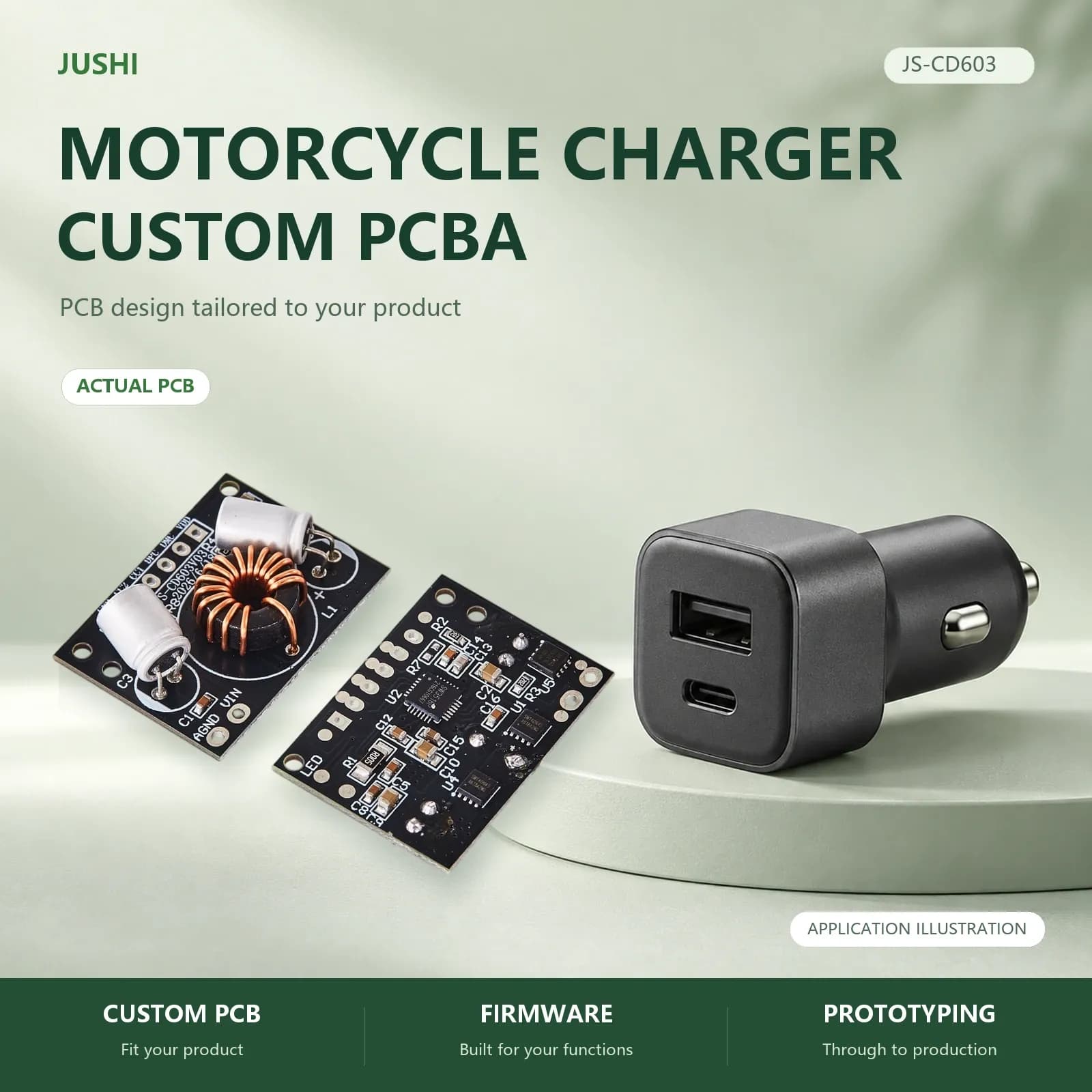 Motorcycle Charger Control Board