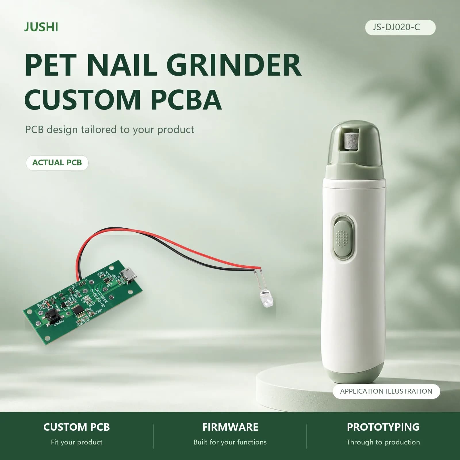 Pet Nail Grinder Control Board