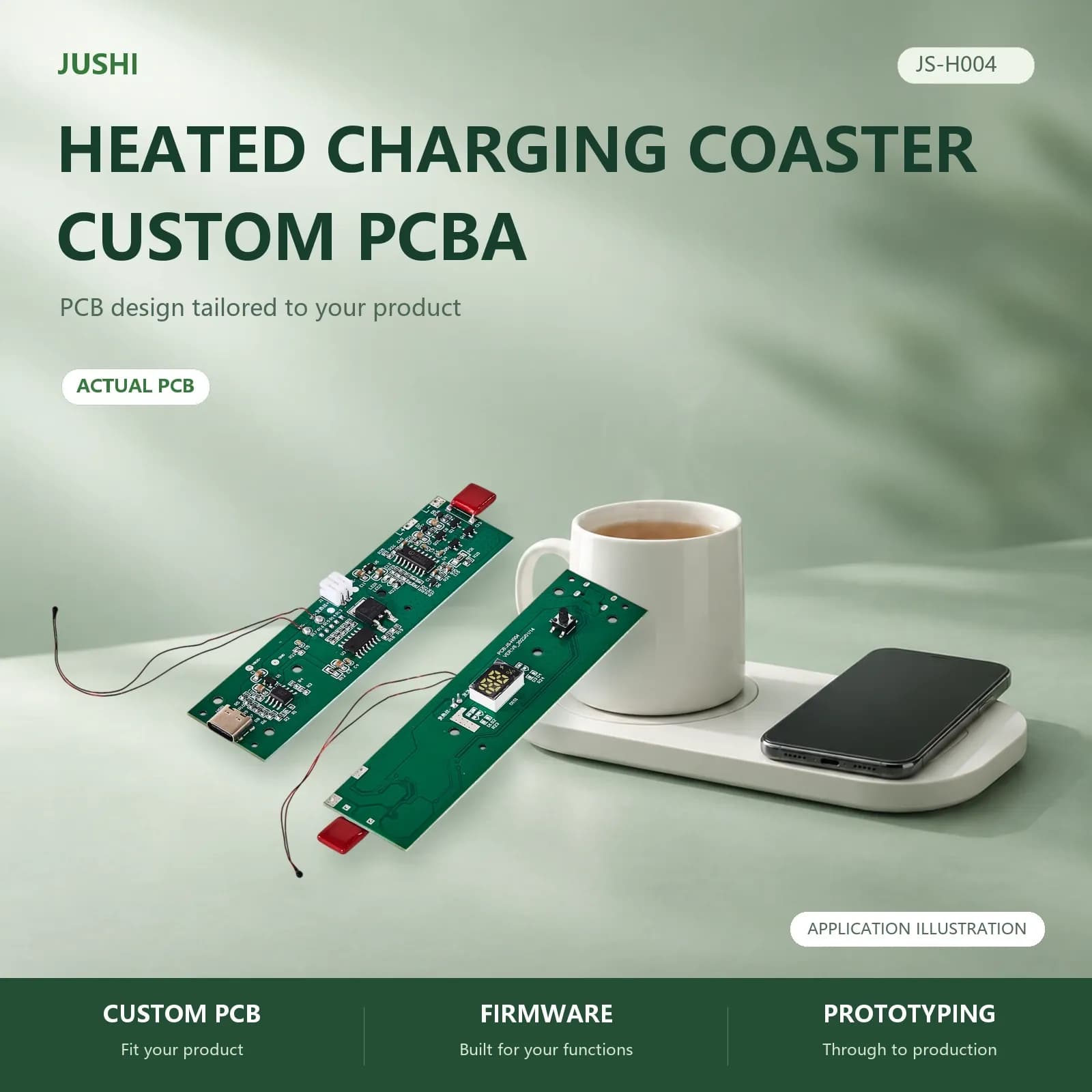 Heated Charging Coaster Control Board