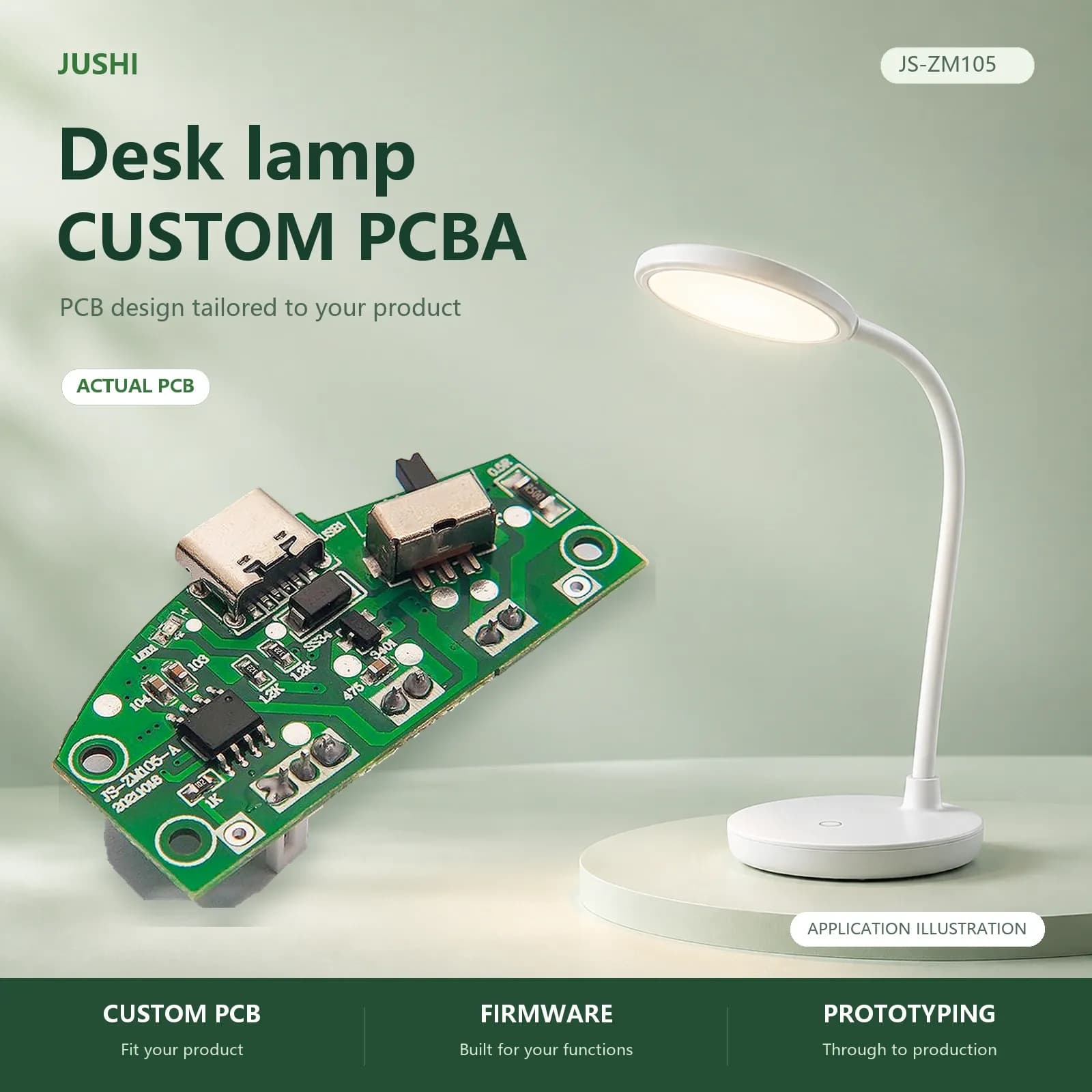 Desktop LED Lamp Control Board