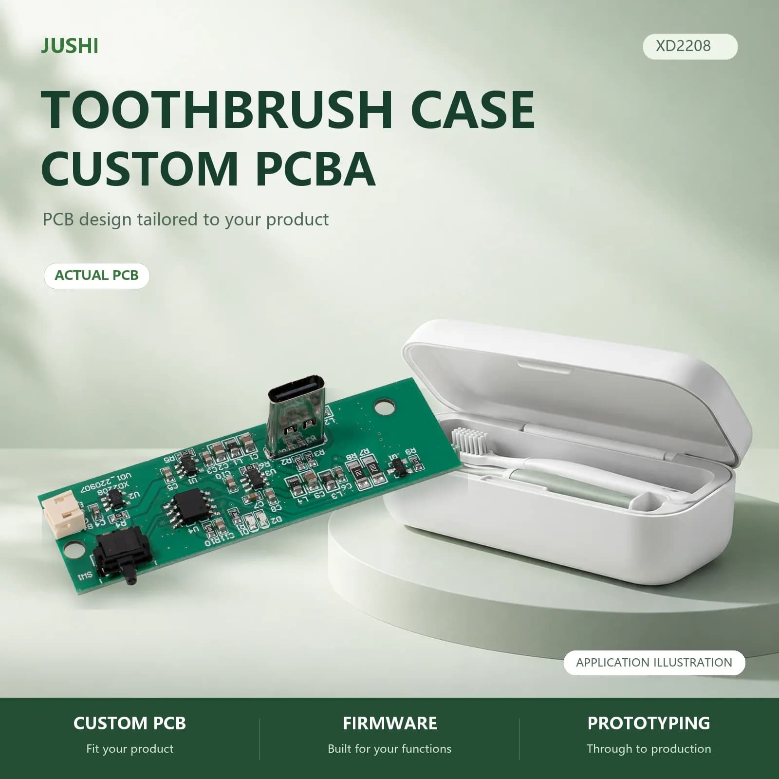 Toothbrush Case Control Board