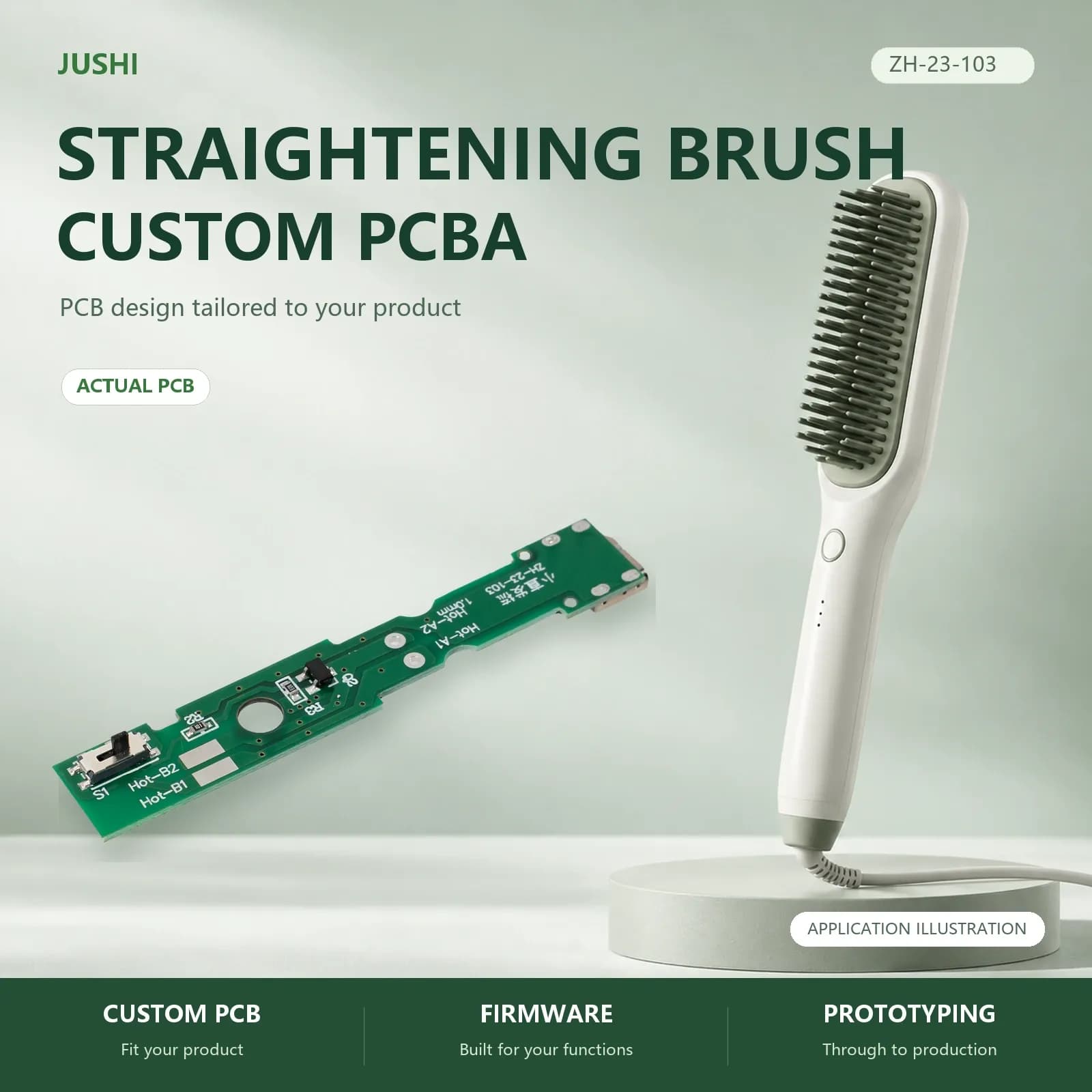 Straightening Brush Control Board